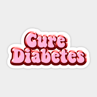 Cure Diabetes Sticker